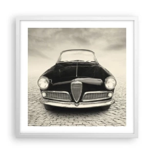 Plakat w białej ramie - I jak mnie nie kochać? - 50x50 cm