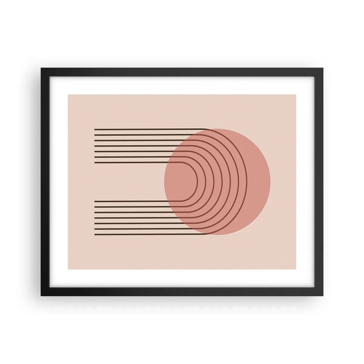 Plakat w czarnej ramie - Nieodparte przyciąganie - 50x40 cm