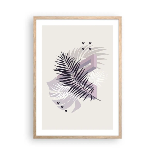 Plakat w ramie jasny dąb - Cień cienia - 50x70 cm