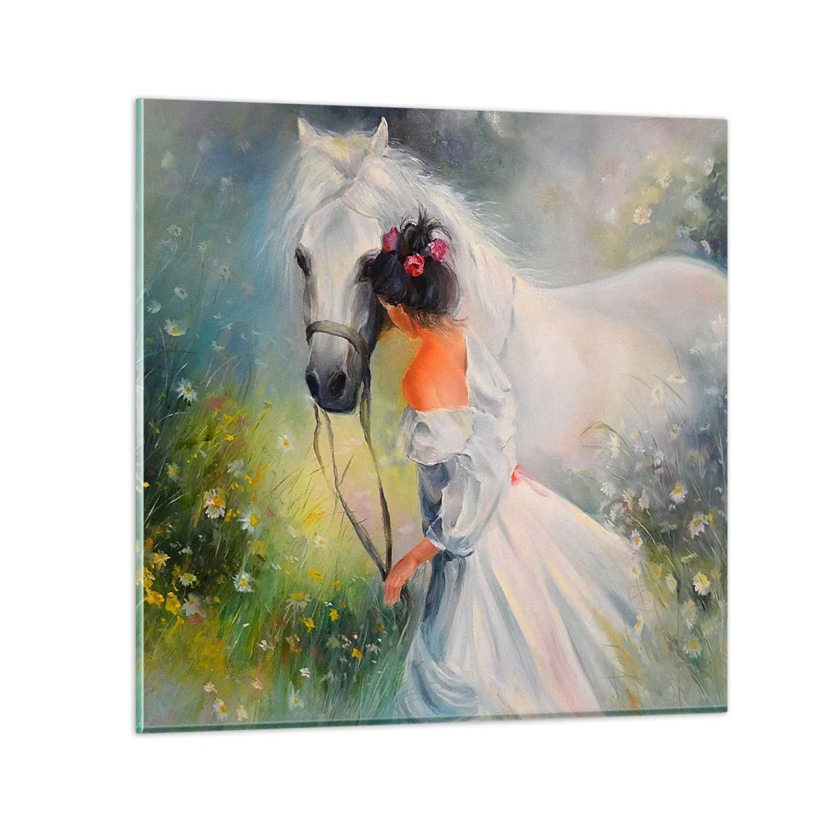 Obraz na szkle - Jak z pięknego snu - 50x50 cm