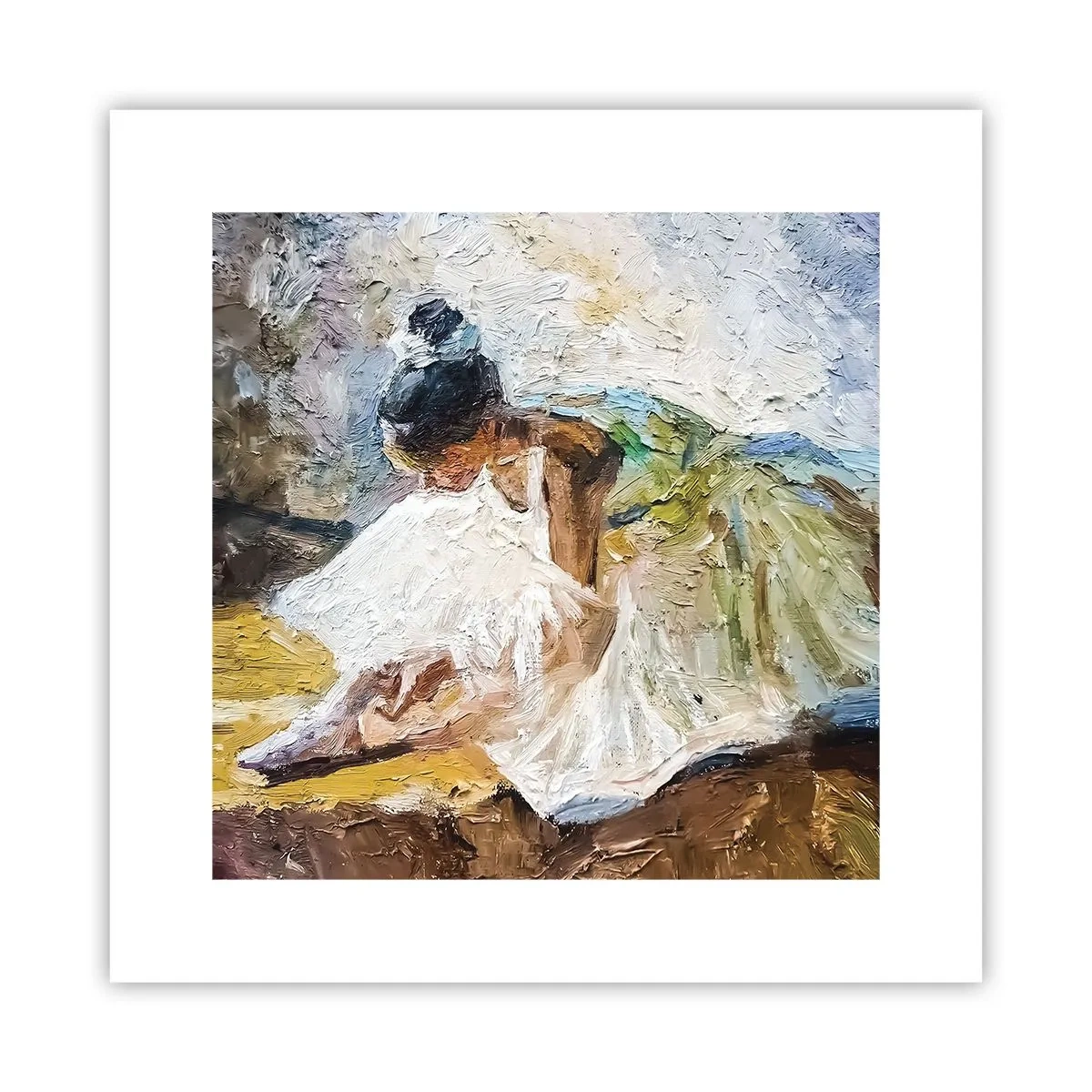 Plakat - Z obrazu Degasa - 30x30 cm
