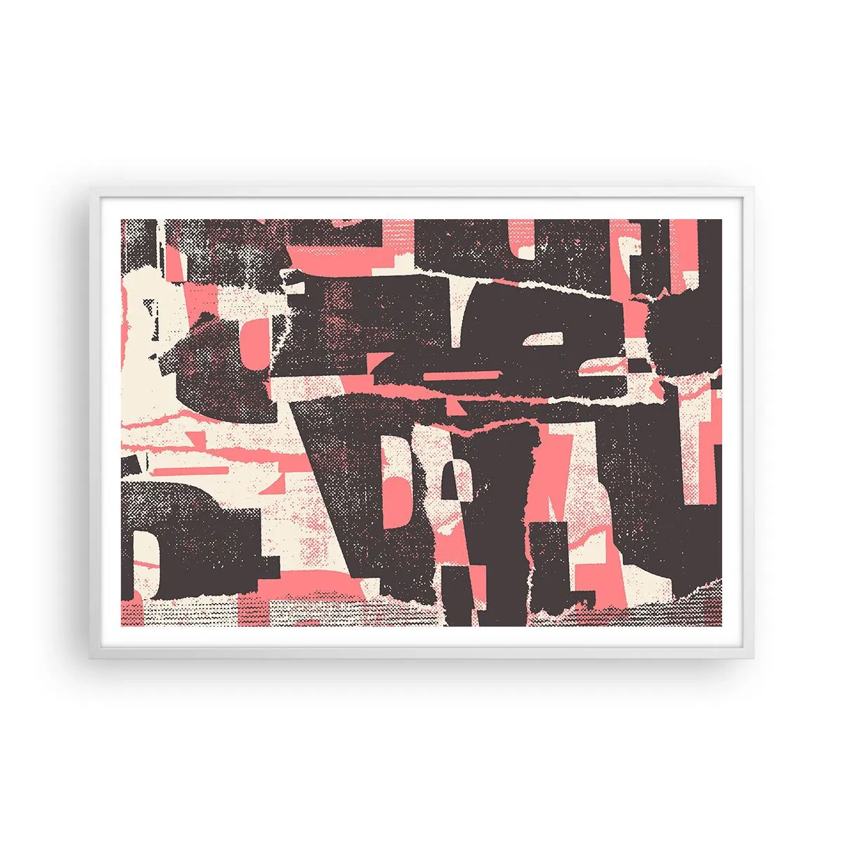 Plakat w białej ramie - Cały ten zgiełk - 100x70 cm