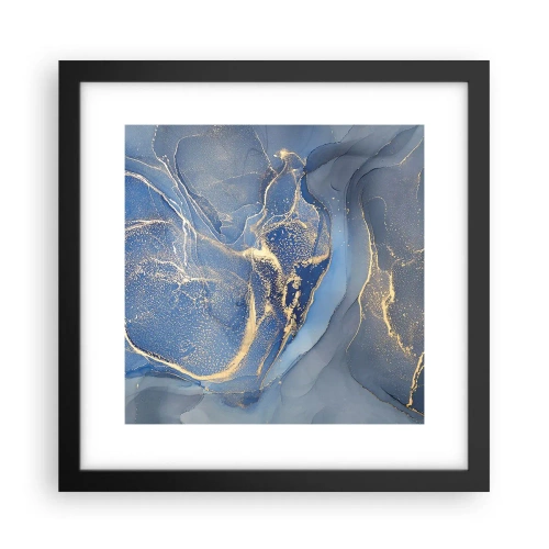 Plakat w czarnej ramie - Złoty pył - 30x30 cm