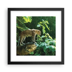 Plakat w czarnej ramie - Na łowy? - 30x30 cm