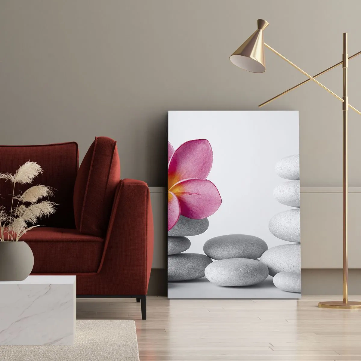 Obraz na płótnie - Kamień na kamieniu, a na tym kamieniu… - 65x120 cm