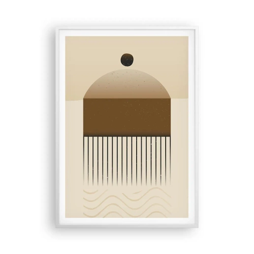 Plakat w białej ramie - Różne stany - 70x100 cm