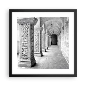 Plakat w czarnej ramie - A dokąd to…? - 40x40 cm