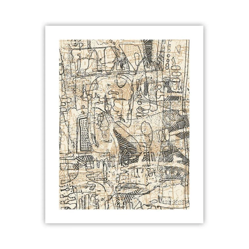 Plakat - Czeka na rozszyfrowanie - 40x50 cm