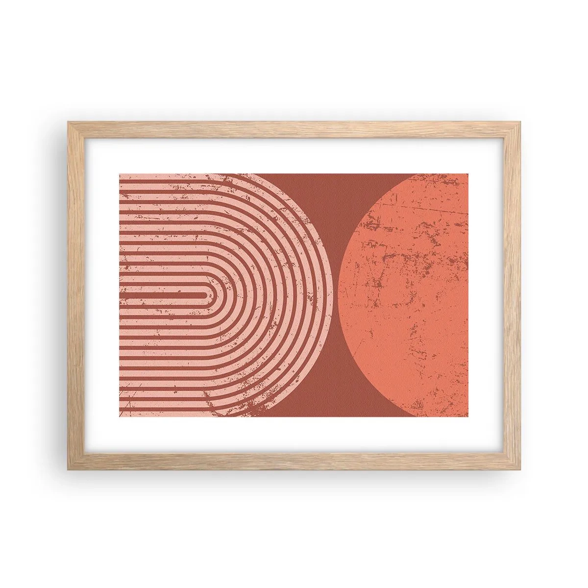 Plakat w ramie jasny dąb - Bliska relacja - 40x30 cm