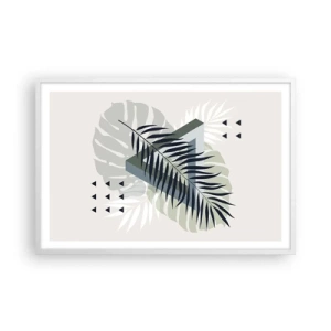 Plakat w białej ramie - Natura i geometria – dwa porządki? - 91x61 cm