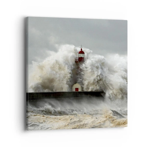 Obraz na płótnie - Gniew oceanu - 40x40 cm