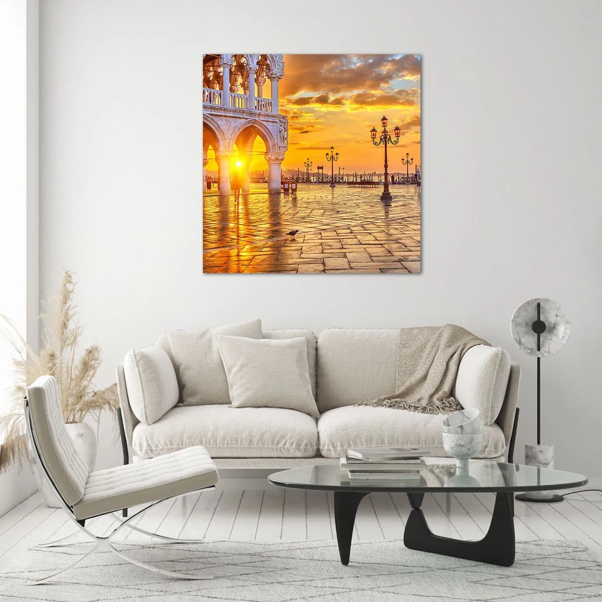 Obraz na szkle - Gdzie są wszyscy? - 70x70 cm