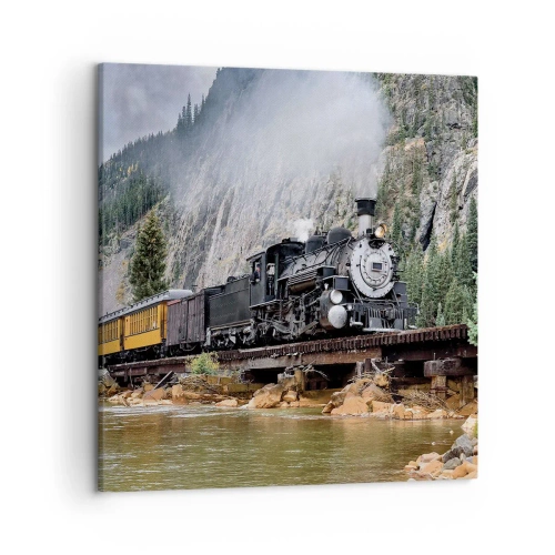 Obraz na płótnie - A dokąd to? Dokąd? - 50x50 cm