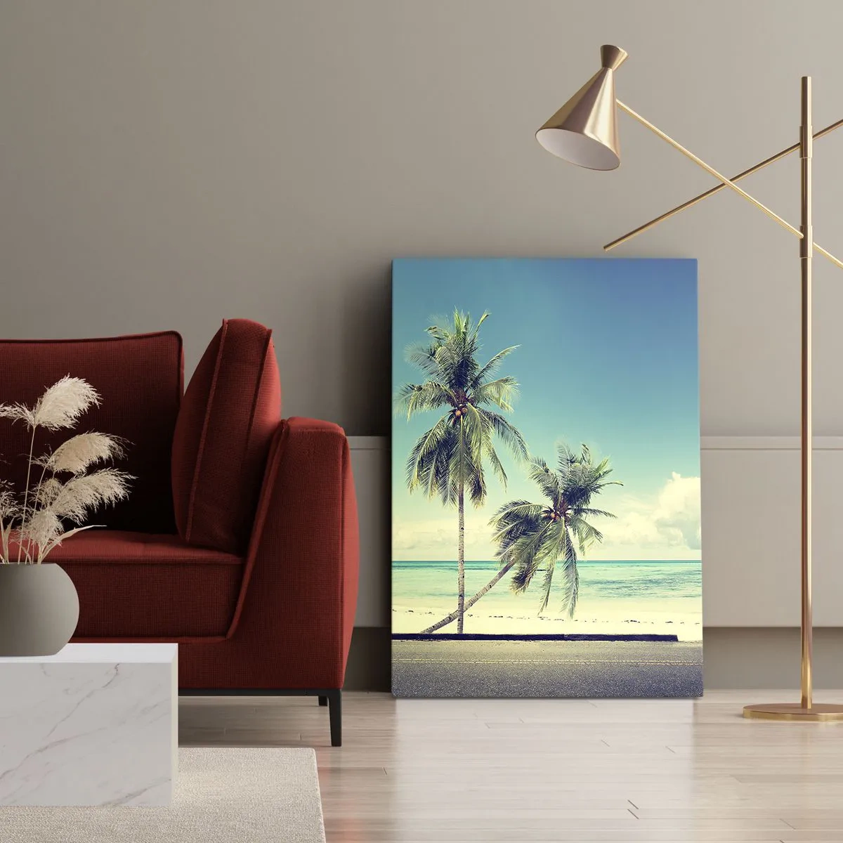 Obraz na płótnie - Wakacje czas zacząć - 55x100 cm