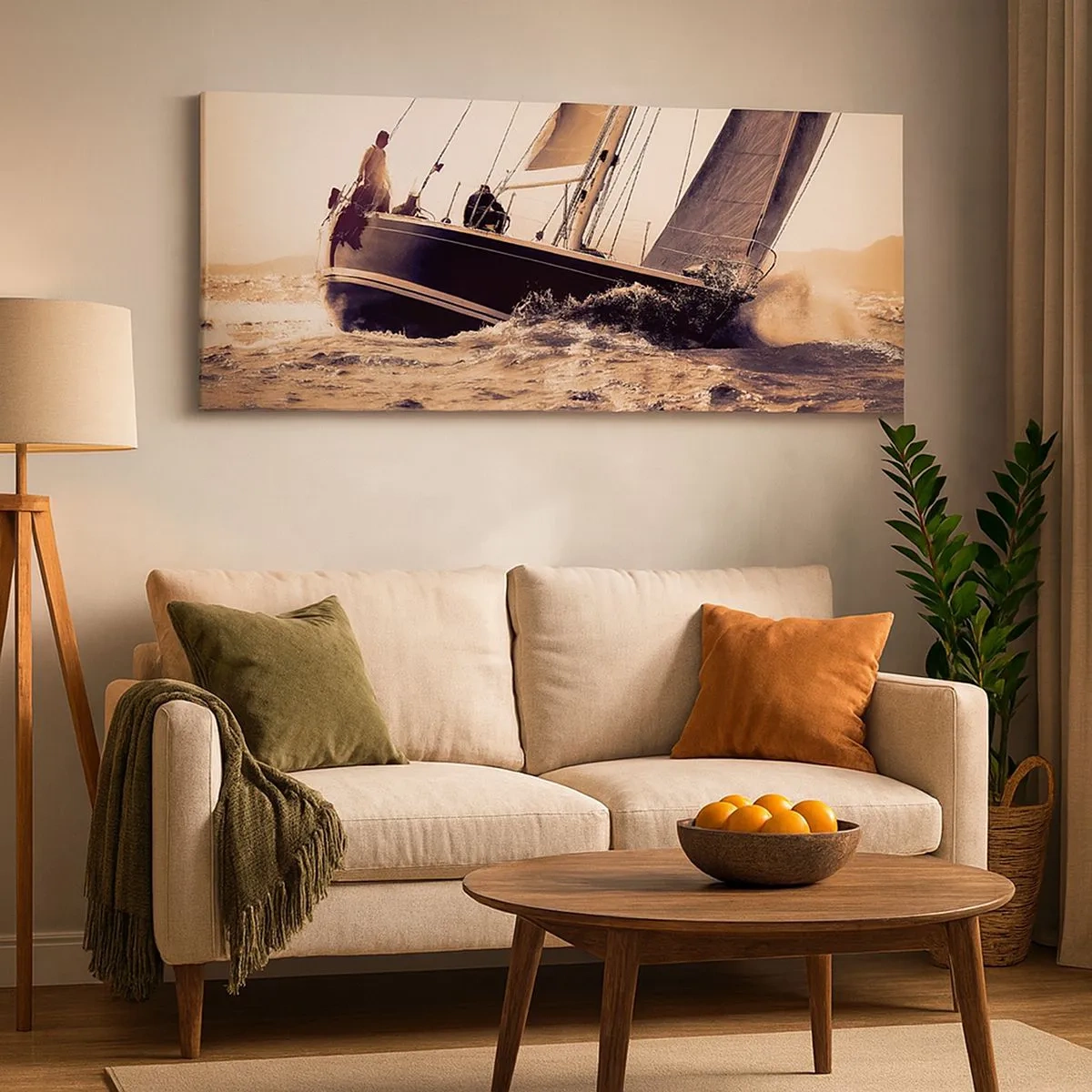 Obraz na płótnie - Żeglujże, żeglarzu - 100x40 cm