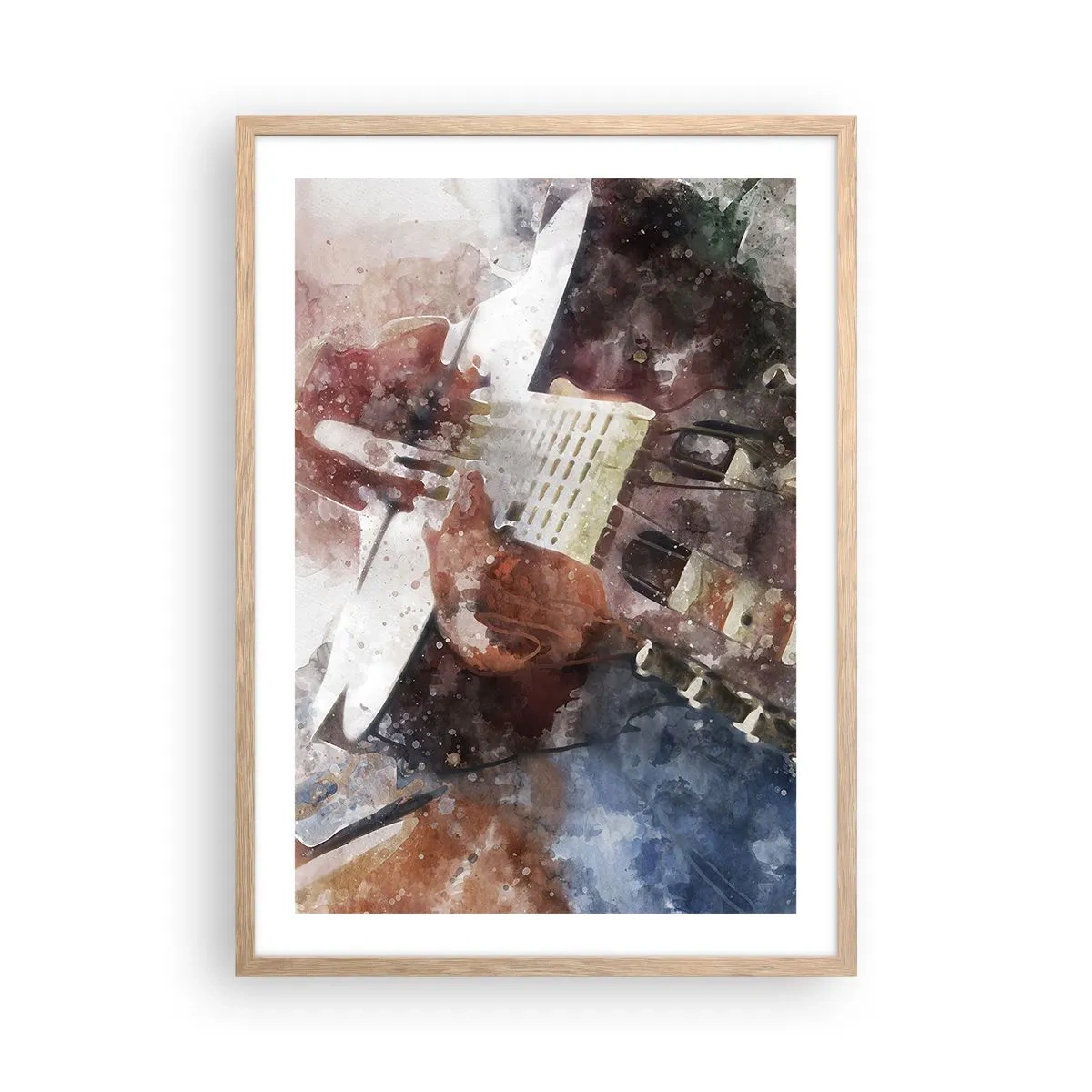 Plakat w ramie jasny dąb - I co o tym myślisz? - 50x70 cm