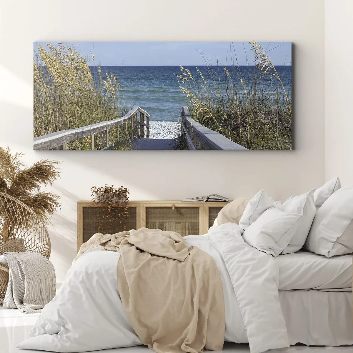 Obraz na płótnie - W słońcu, na wietrze - 100x40 cm