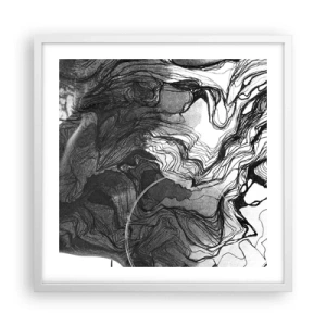 Plakat w białej ramie - Zaplątana w marzeniach - 50x50 cm