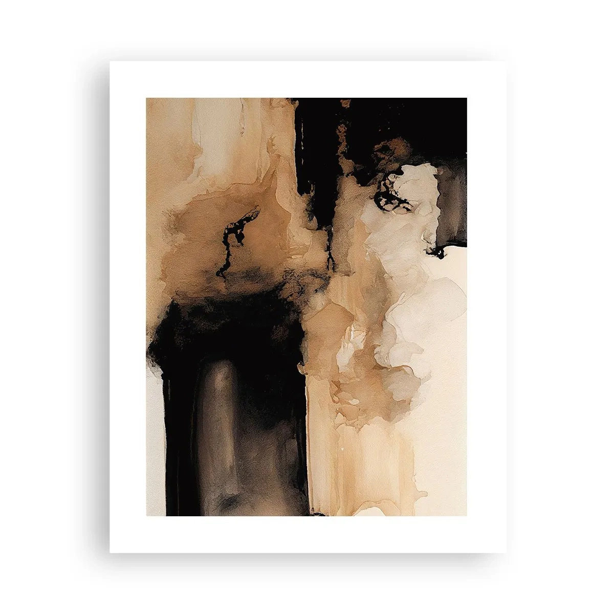 Plakat - Abstrakcja intrygująca - 40x50 cm