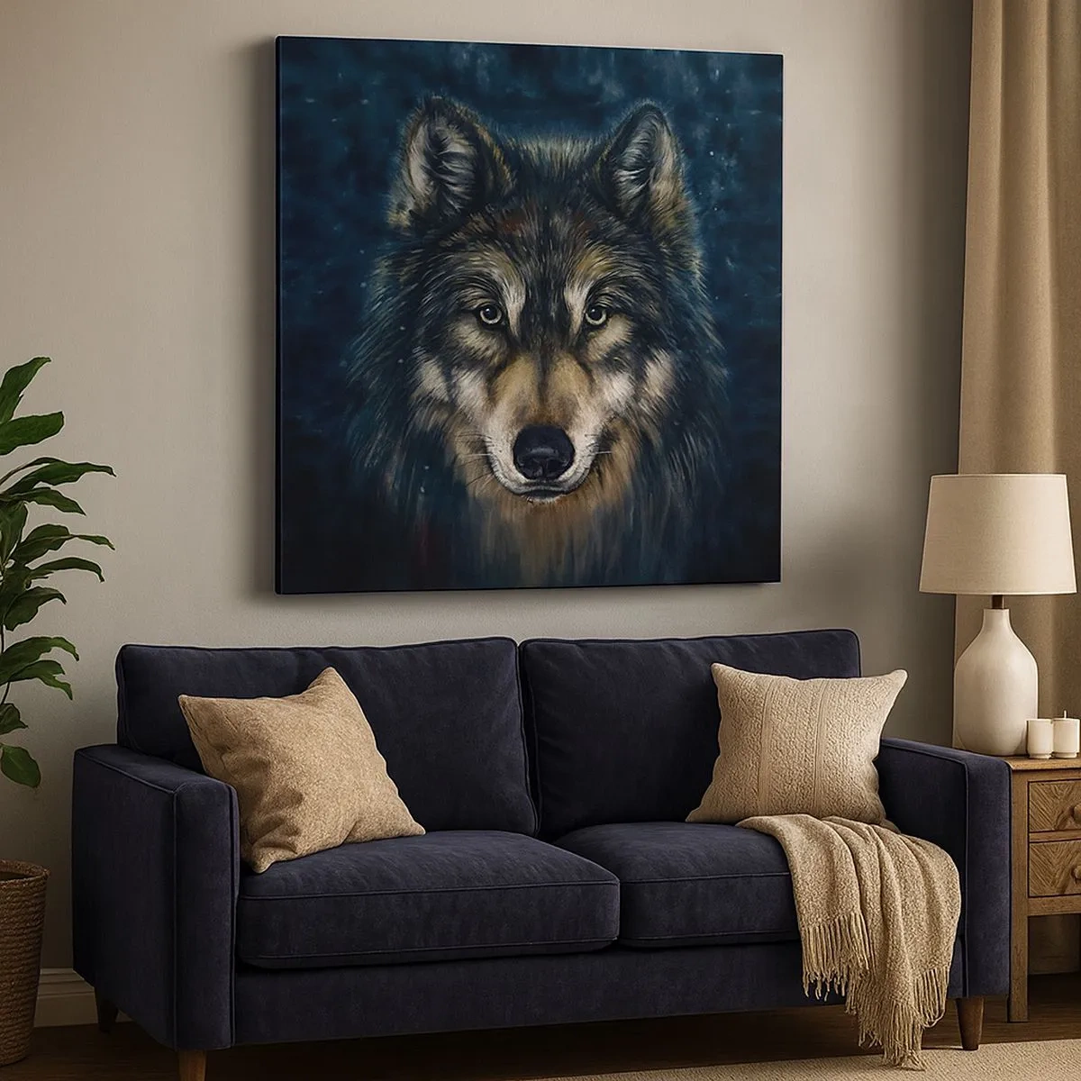 Obraz na płótnie - Alfa? I omega - 30x30 cm