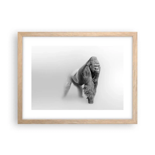 Plakat w ramie jasny dąb - Pewny swej siły - 40x30 cm