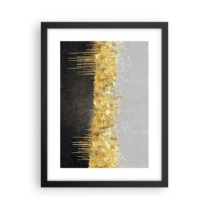 Plakat w czarnej ramie - W głąb i ku górze - 30x40 cm