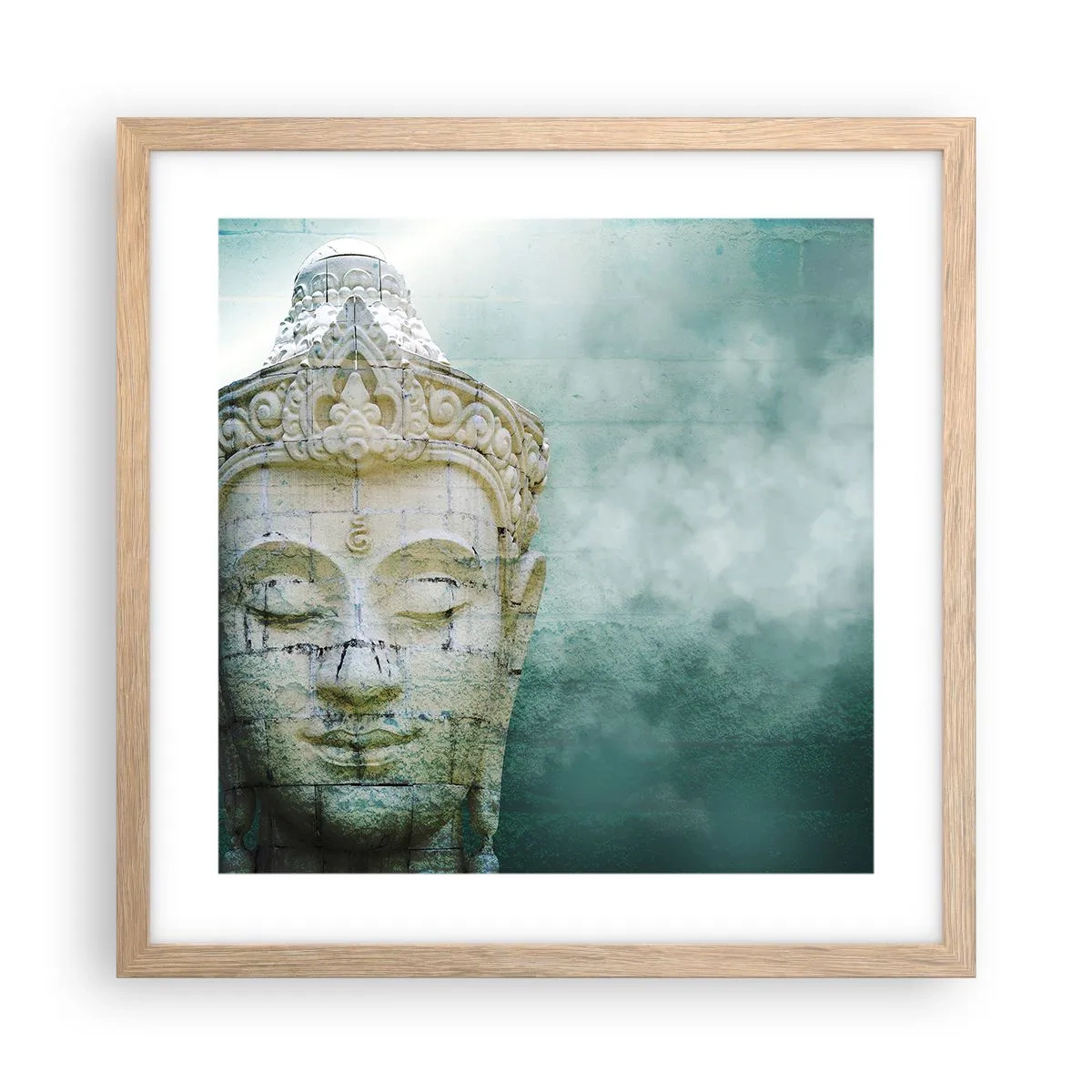 Plakat w ramie jasny dąb - Poszukując światła - 40x40 cm