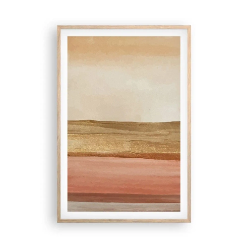 Plakat w ramie jasny dąb - Kompozycja wertykalna - 61x91 cm