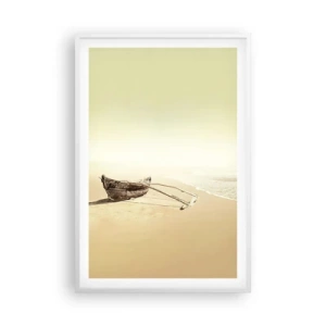 Plakat w białej ramie - Wspomnienie mórz południowych - 61x91 cm