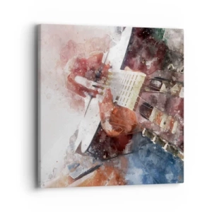 Obraz na płótnie - I co o tym myślisz? - 40x40 cm