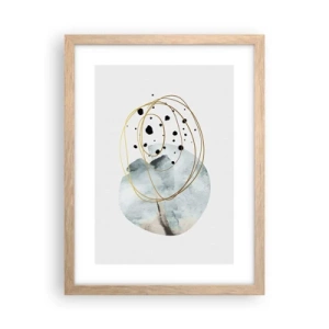 Plakat w ramie jasny dąb - W objęciach przestrzeni - 30x40 cm