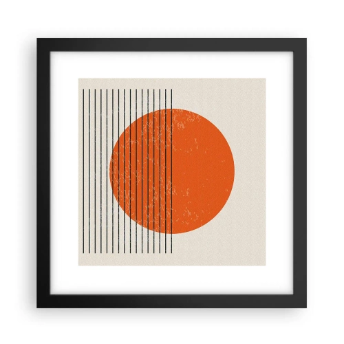 Plakat w czarnej ramie - Zawsze słońce - 30x30 cm
