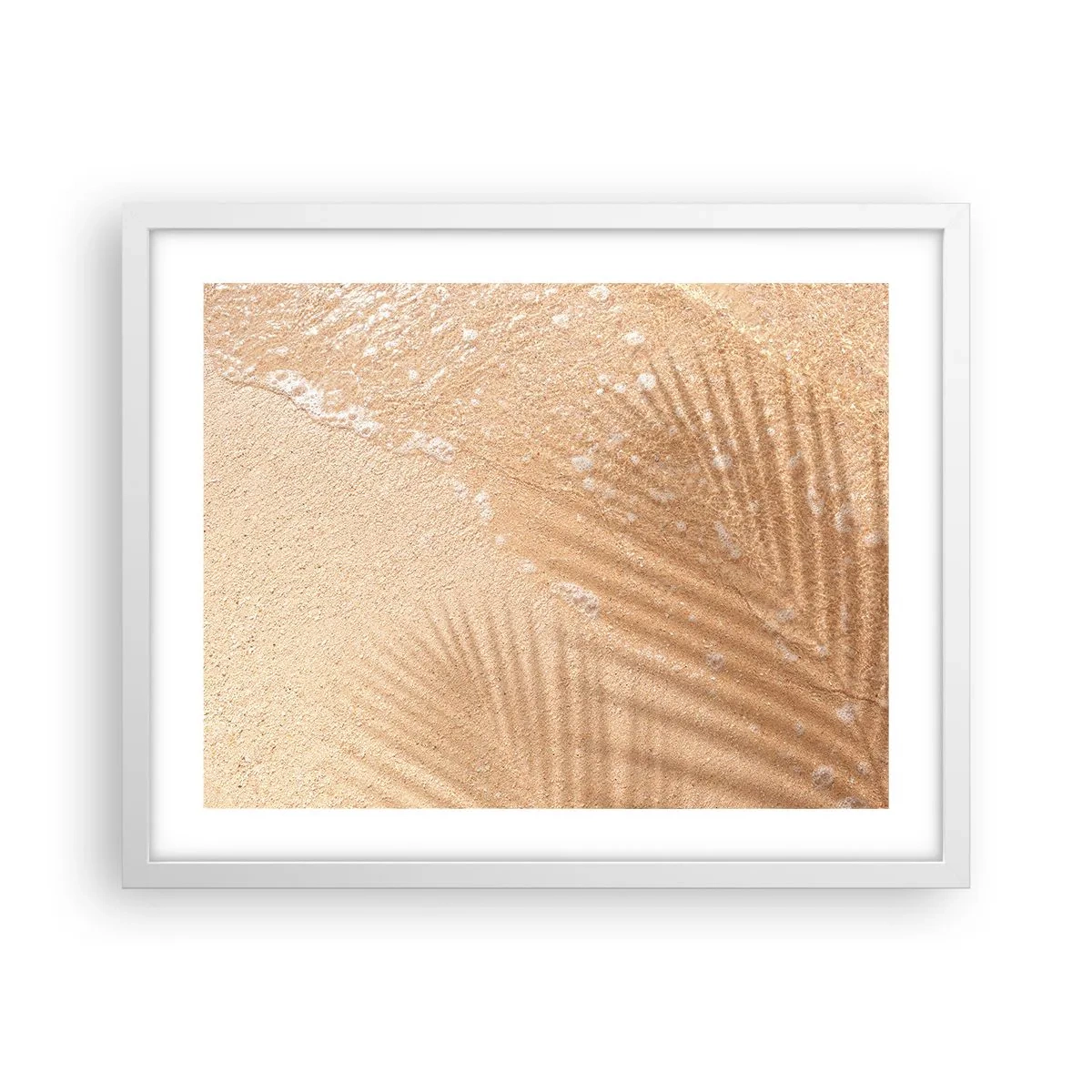 Plakat w białej ramie - Cień gorącego lata - 50x40 cm