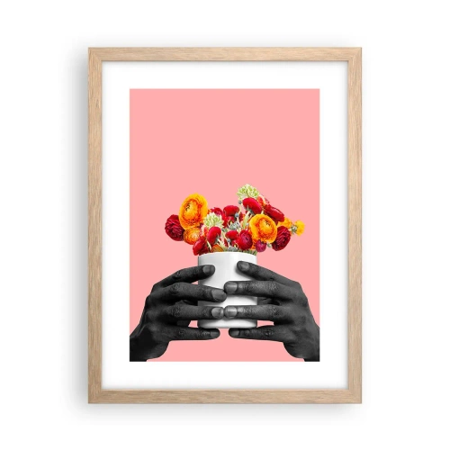 Plakat w ramie jasny dąb - Apoteoza życia - 30x40 cm