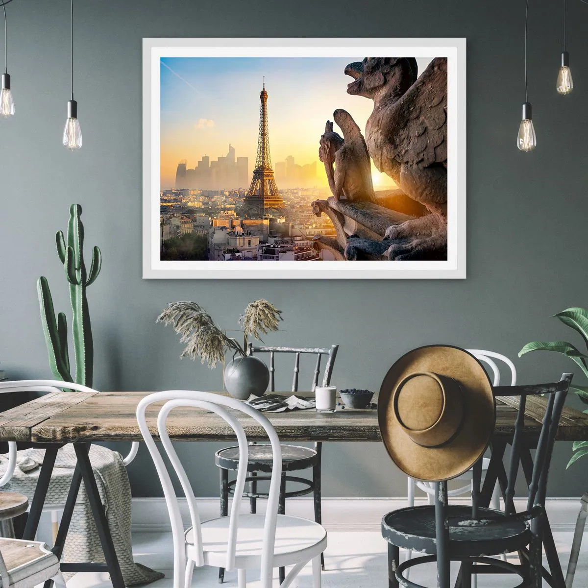 Plakat w białej ramie - Wiele się zmieniło… - 50x40 cm