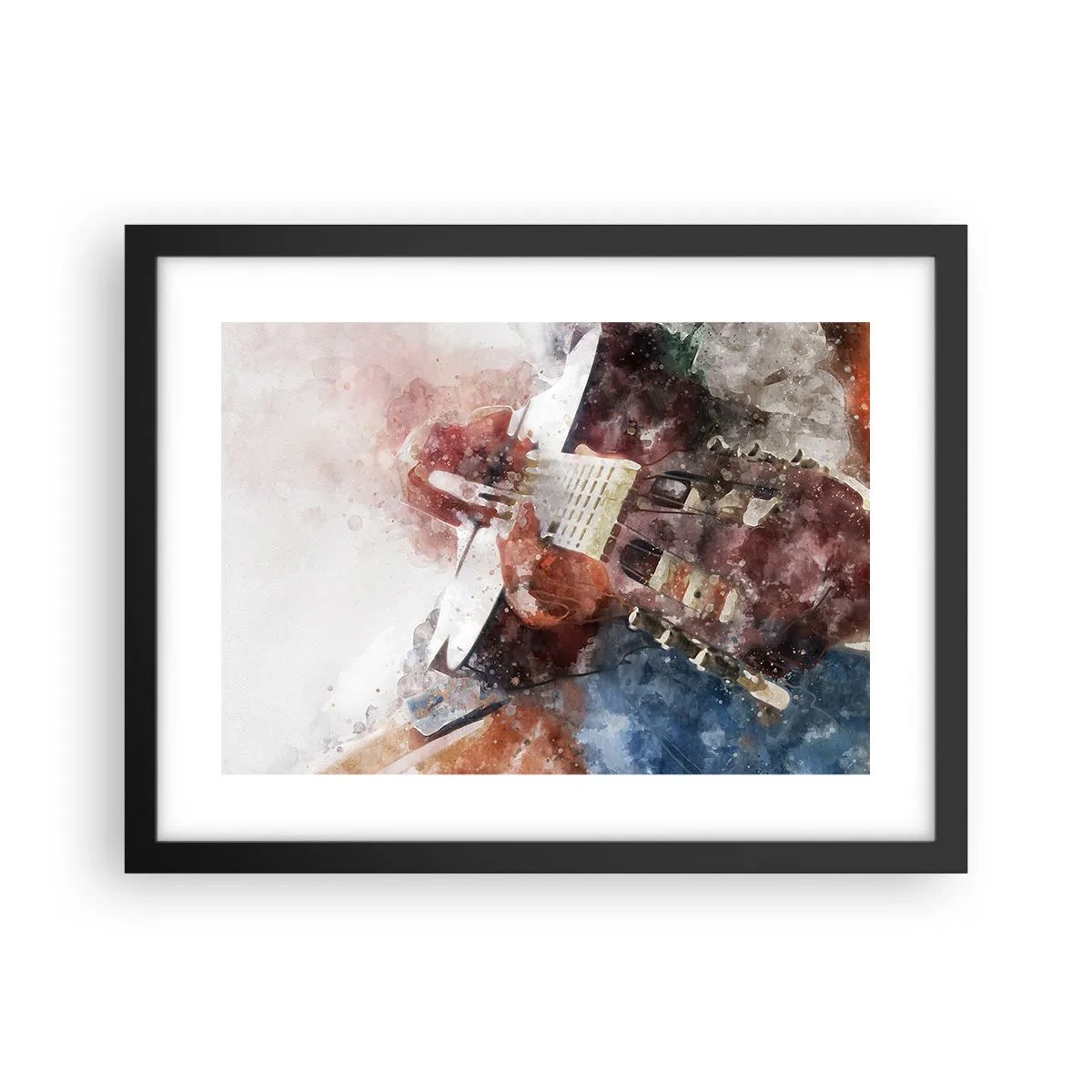 Plakat w czarnej ramie - I co o tym myślisz? - 40x30 cm