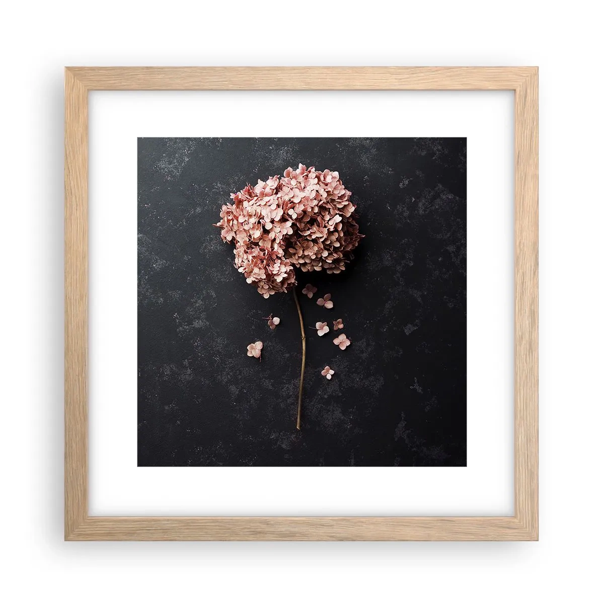 Plakat w ramie jasny dąb - Prawdziwie romantyczny znak - 30x30 cm