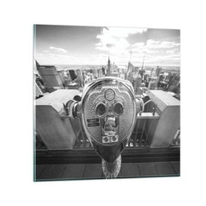 Obraz na szkle - Miasto nad miastami - 70x70 cm