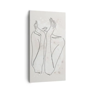 Obraz na płótnie - Rozmarzona chwila - 45x80 cm