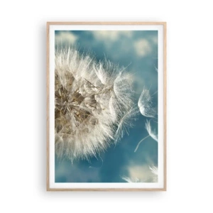 Plakat w ramie jasny dąb - Oddech anioła - 70x100 cm