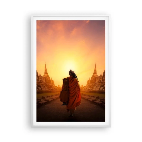 Plakat w białej ramie - W spokoju przez wieczność - 70x100 cm