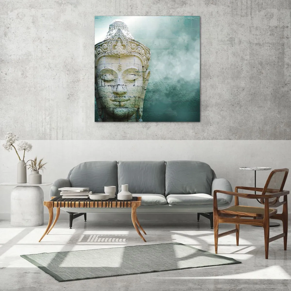 Obraz na szkle - Poszukując światła - 60x60 cm