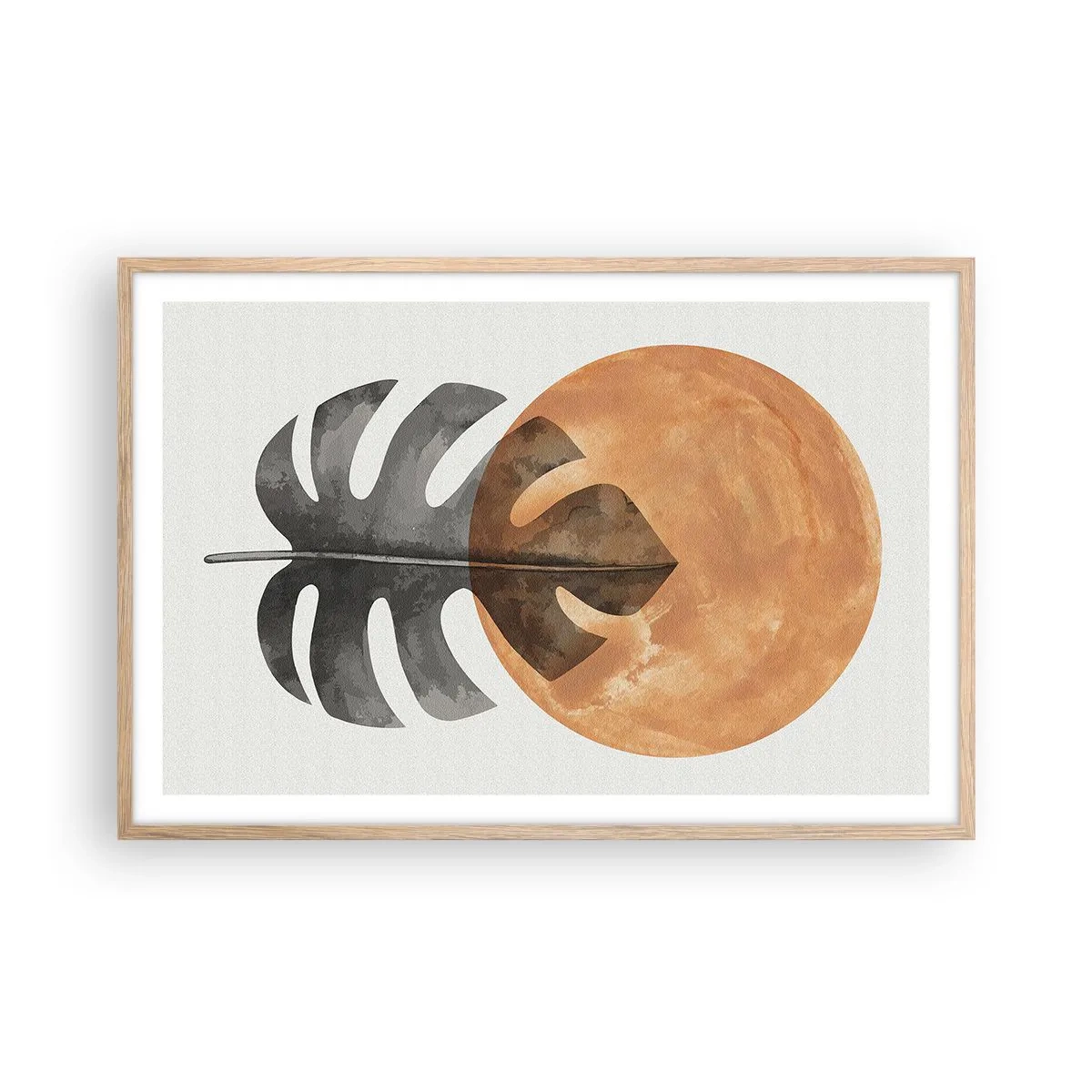 Plakat w ramie jasny dąb - Zawsze słońce - 91x61 cm