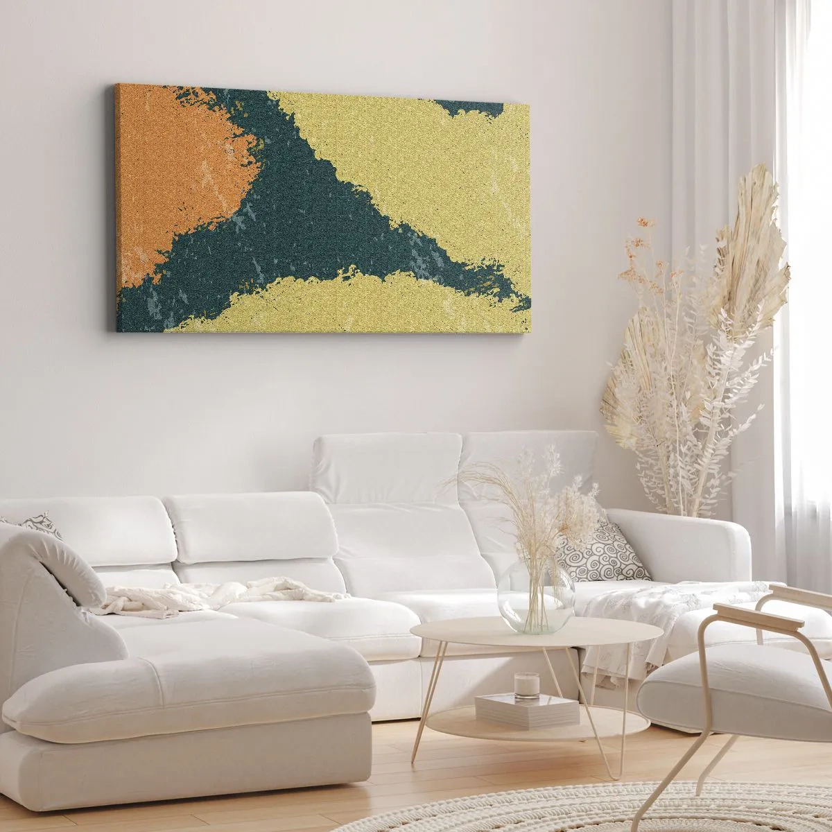 Obraz na płótnie - Abstrakcja – powolnym ruchem - 100x40 cm