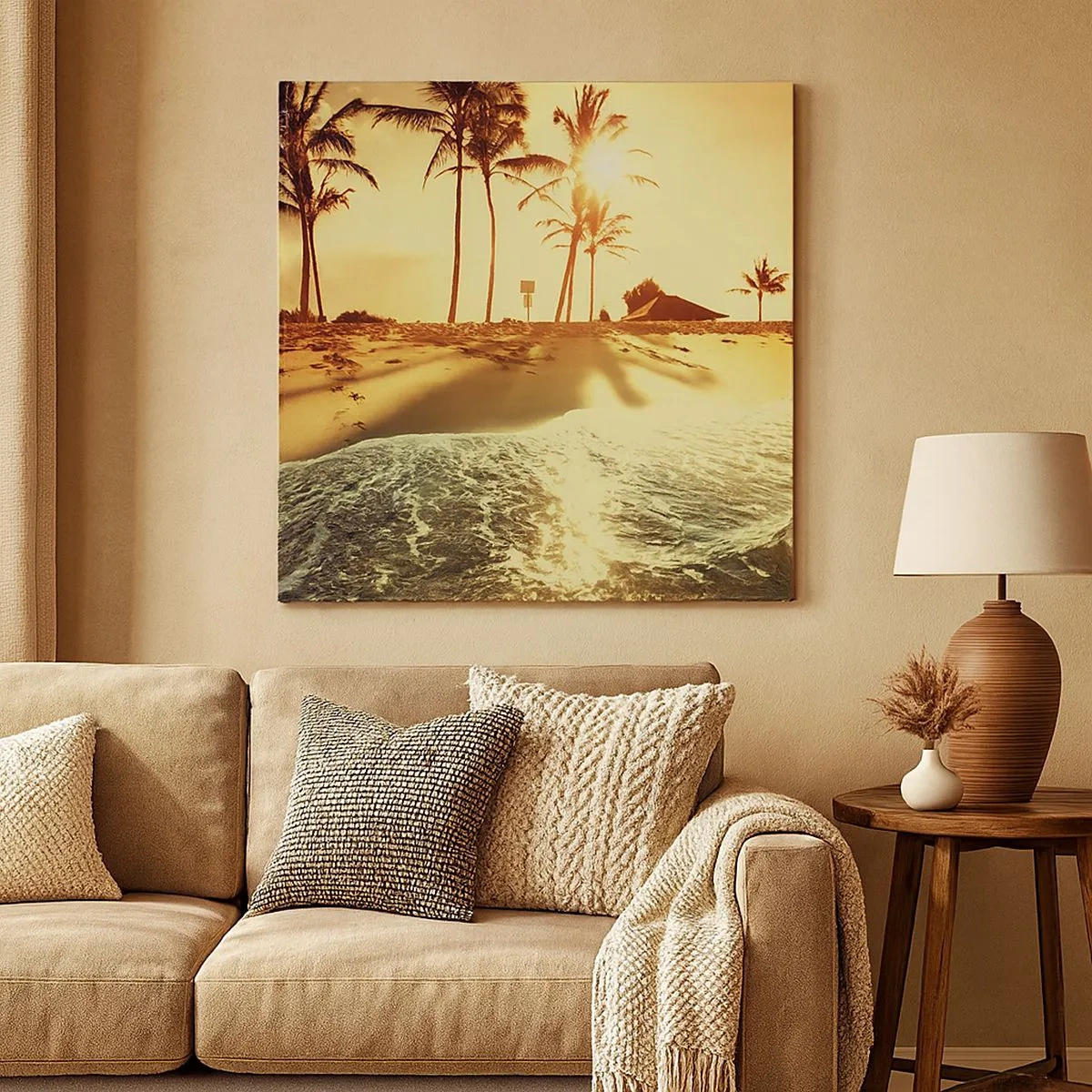 Obraz na płótnie - Kalifornijskie popołudnie - 30x30 cm