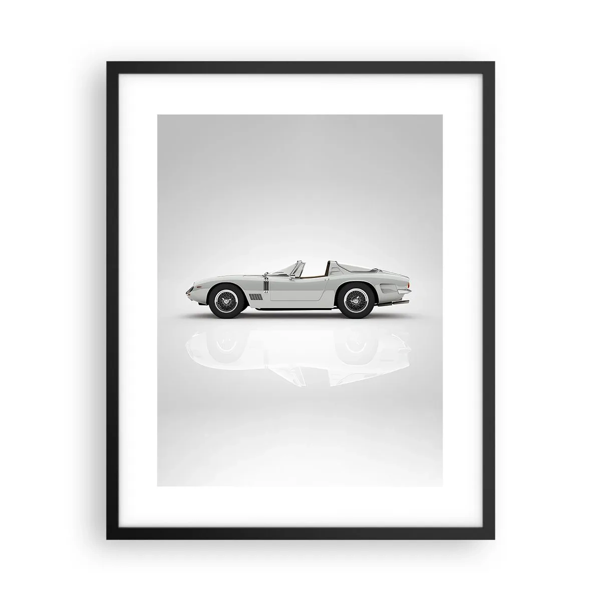 Plakat w czarnej ramie - Obietnica zabawy - 40x50 cm