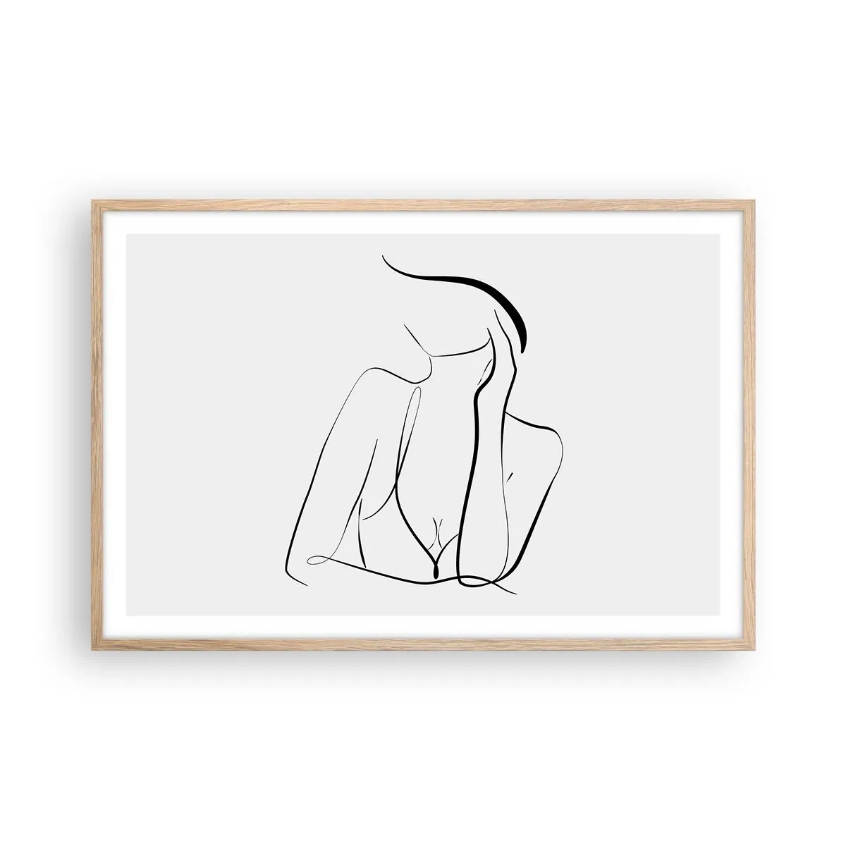 Plakat w ramie jasny dąb - Na fali marzeń - 91x61 cm