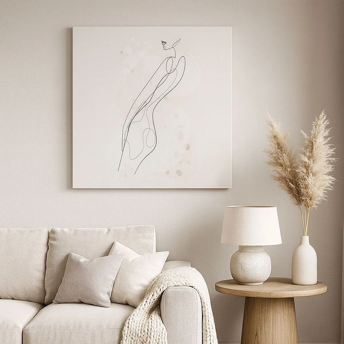 Obraz na płótnie - Pobłądzić spojrzeniem - 30x30 cm