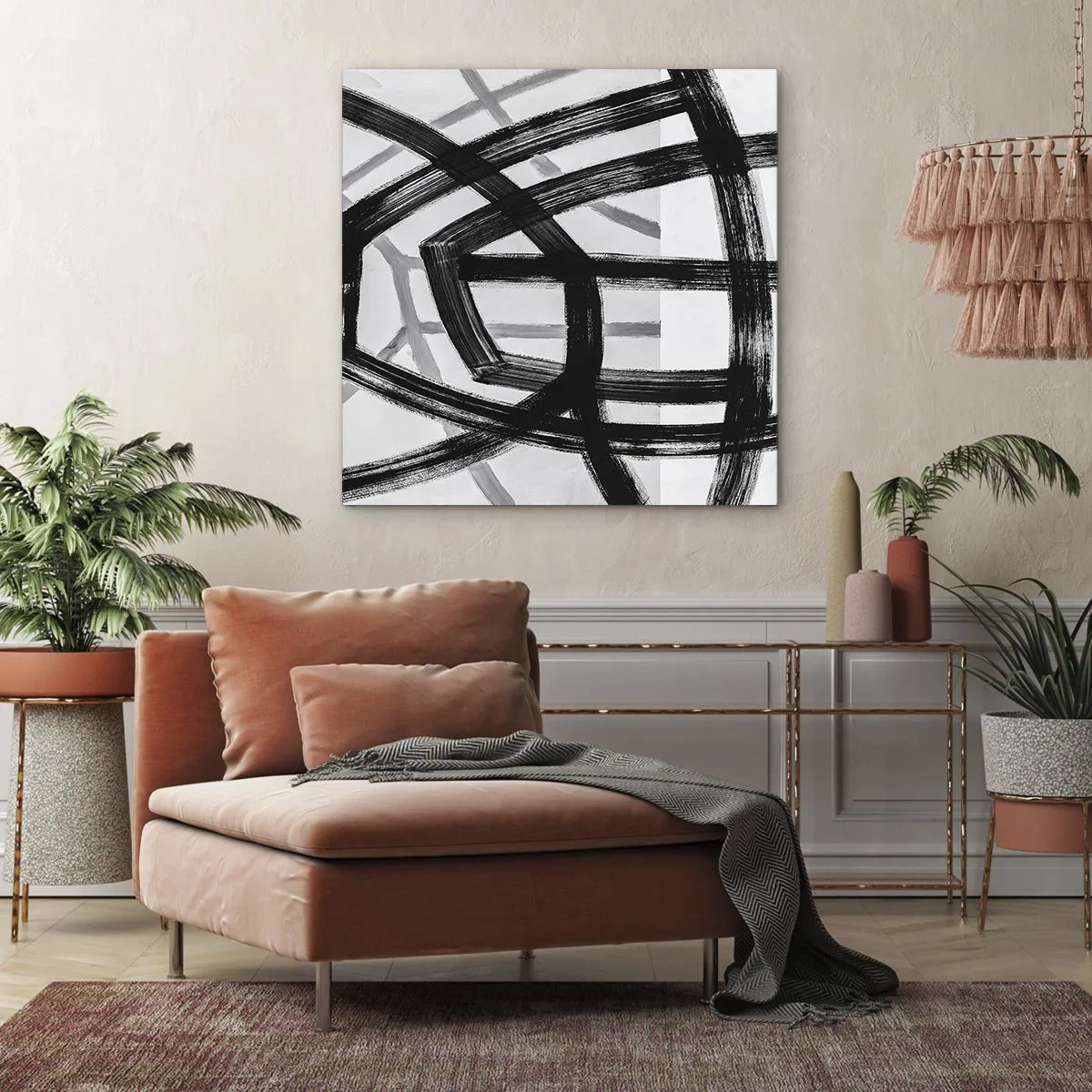 Obraz na płótnie - Budowanie głębi - 60x60 cm