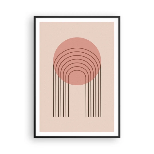 Plakat w czarnej ramie - Nieodparte przyciąganie - 70x100 cm